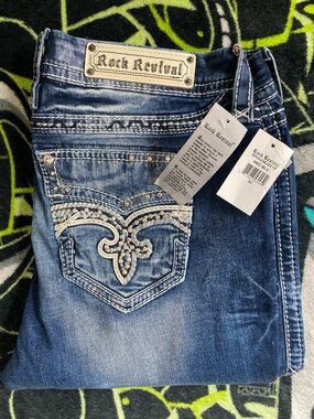Rock revival easy straight jeans “Irela” size 32